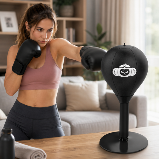 PunchPro Mini™ – Desktop Speed Ball for Instant Stress Relief